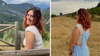 Sandra en el Pirineo