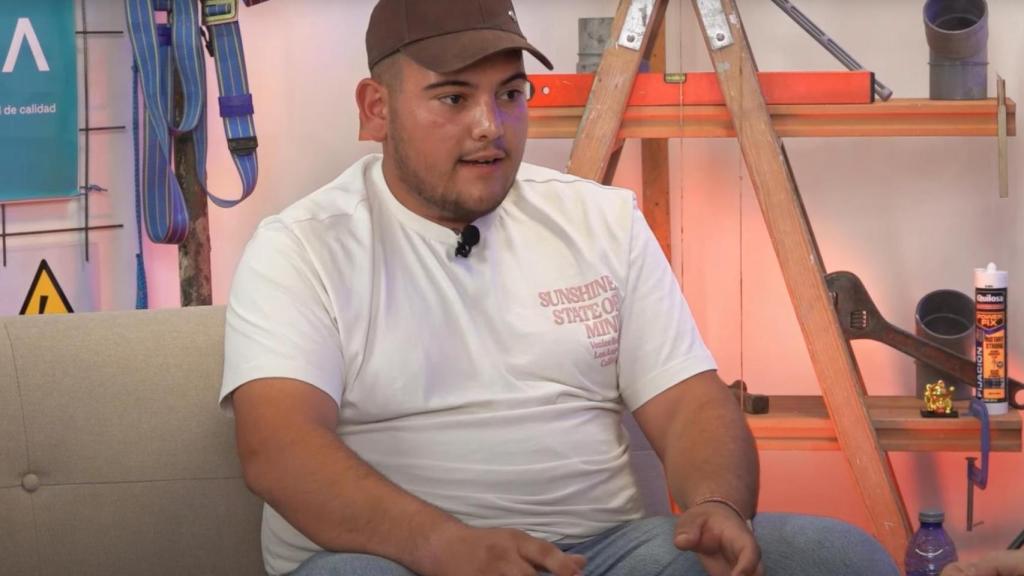 El albañil madrileño Santi.