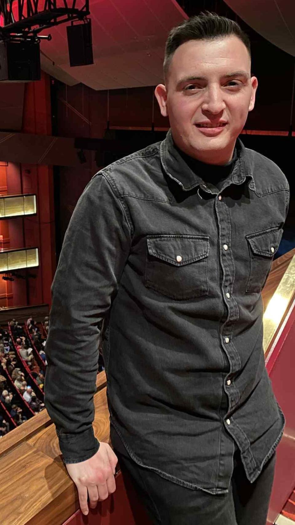 Fran Boada en la ópera.