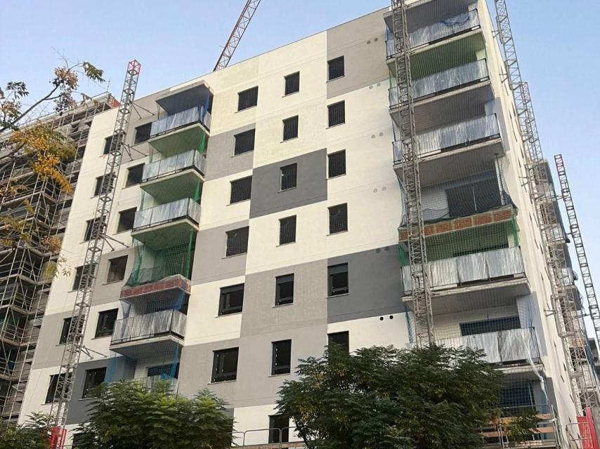 Edificio destinado a viviendas de alquiler asequible.