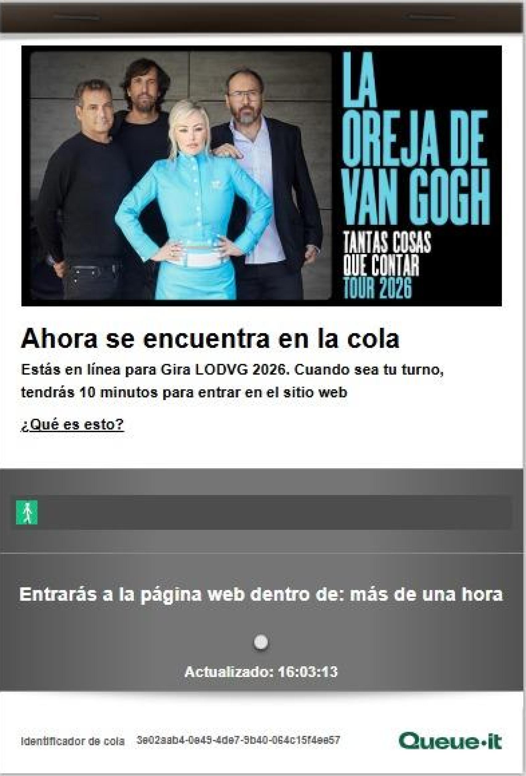 La Oreja de Van Gogh entradas