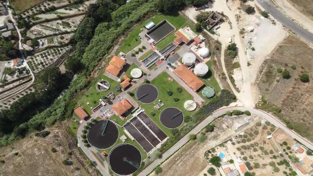 Imagen de una depuradora gestionada por Egevasa. Egevasa