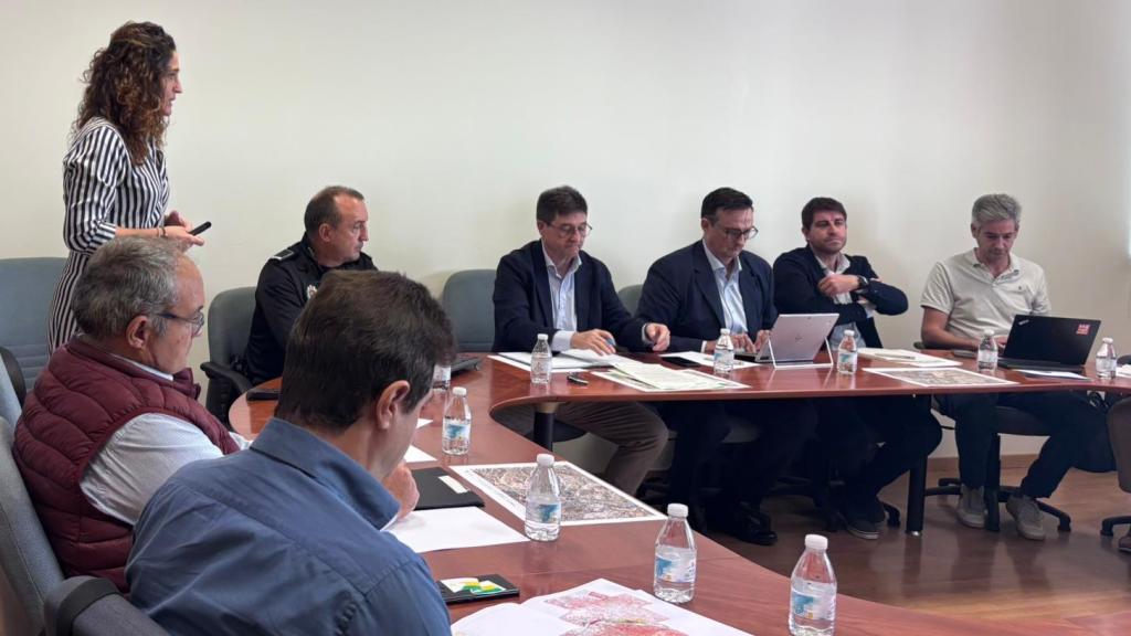 La alcaldesa de Cuarte, Elena Lacalle, durante la jornada de este lunes.