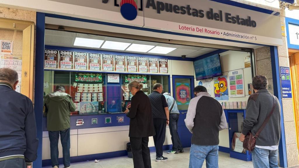La sede de Lotería del Rosario en Calle Don Jaime (Zaragoza).