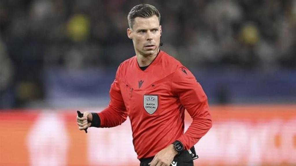 Urs Schnyder, durante un partido de Champions.