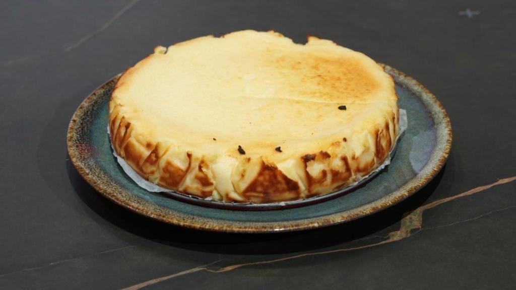 Tarta de queso manchego premiada.