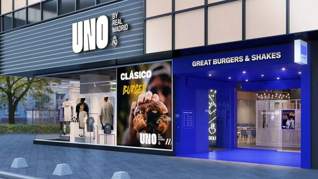 Render de la tienda 'UNO by Real Madrid'