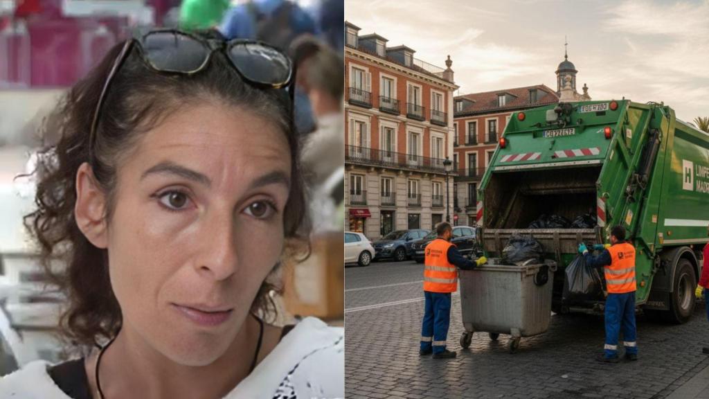 Farah y un grupo de trabajadores de limpieza generados con IA.
