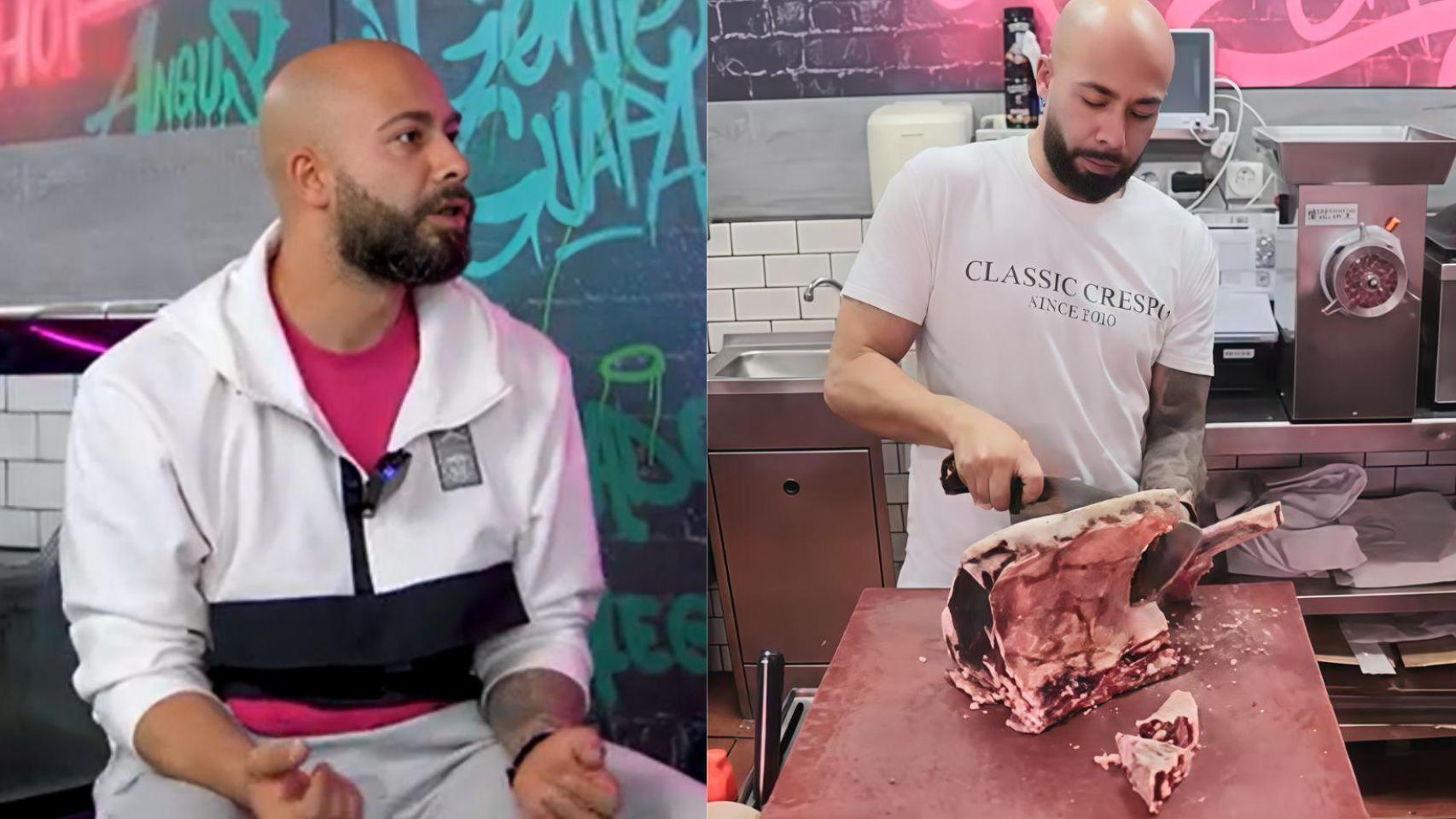 Alberto Salto, dueño de una carnicería.