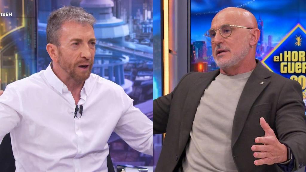 Pablo Motos y Luis de la Fuente en 'El Hormiguero'.