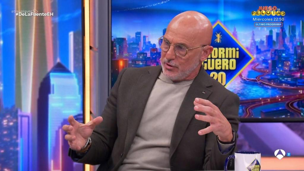 Luis de la Fuente en 'El Hormiguero'.