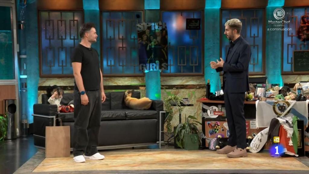 Broncano y Rufián en 'La Revuelta'.