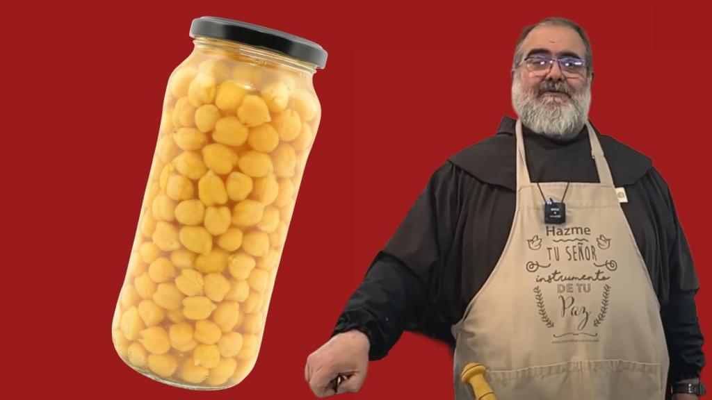 Fray Ángel en un montaje de El Español