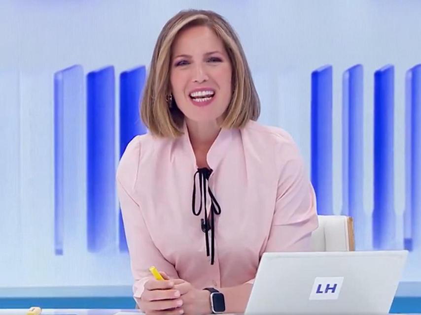 Silvia Intxaurrondo en una emisión de 'La hora de La 1'.