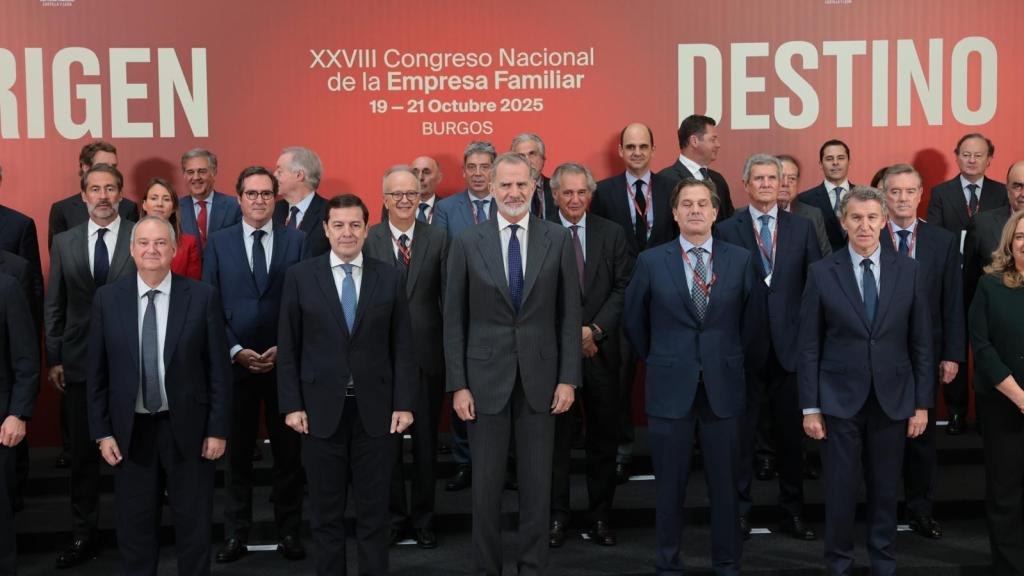 Felipe VI preside la inauguración del XXVIII Congreso Nacional de la Empresa Familiar.