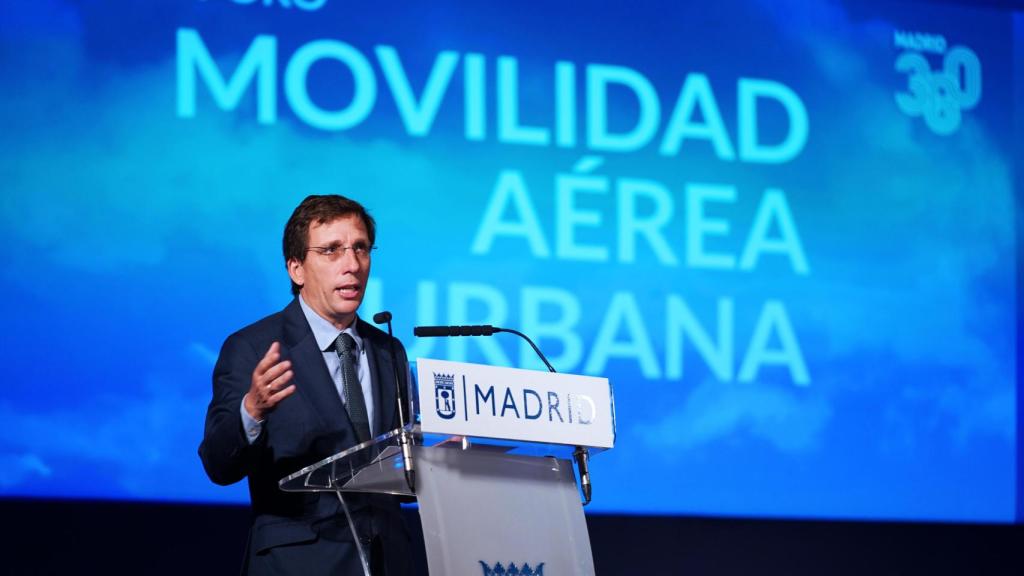 El alcalde de Madrid, José Luis Martínez-Almeida, en la presentación del Libro Blanco.