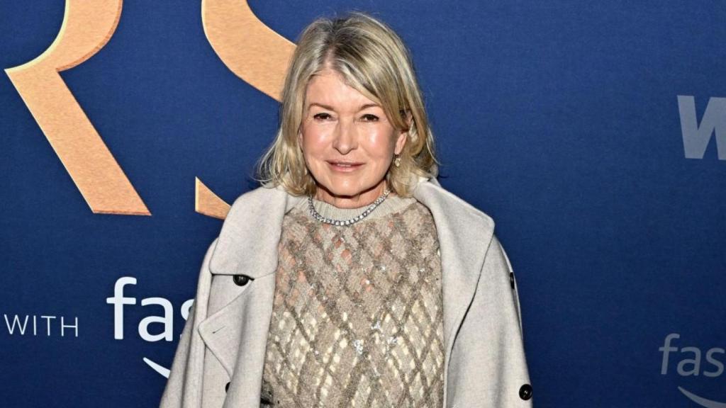 La empresaria y presentadora, Martha Stewart.