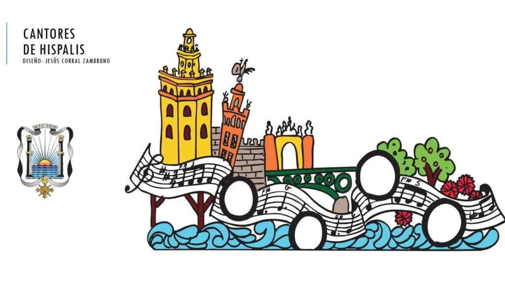 Carroza de Cantores de Híspalis para las Cabalgatas de Reyes 2026.