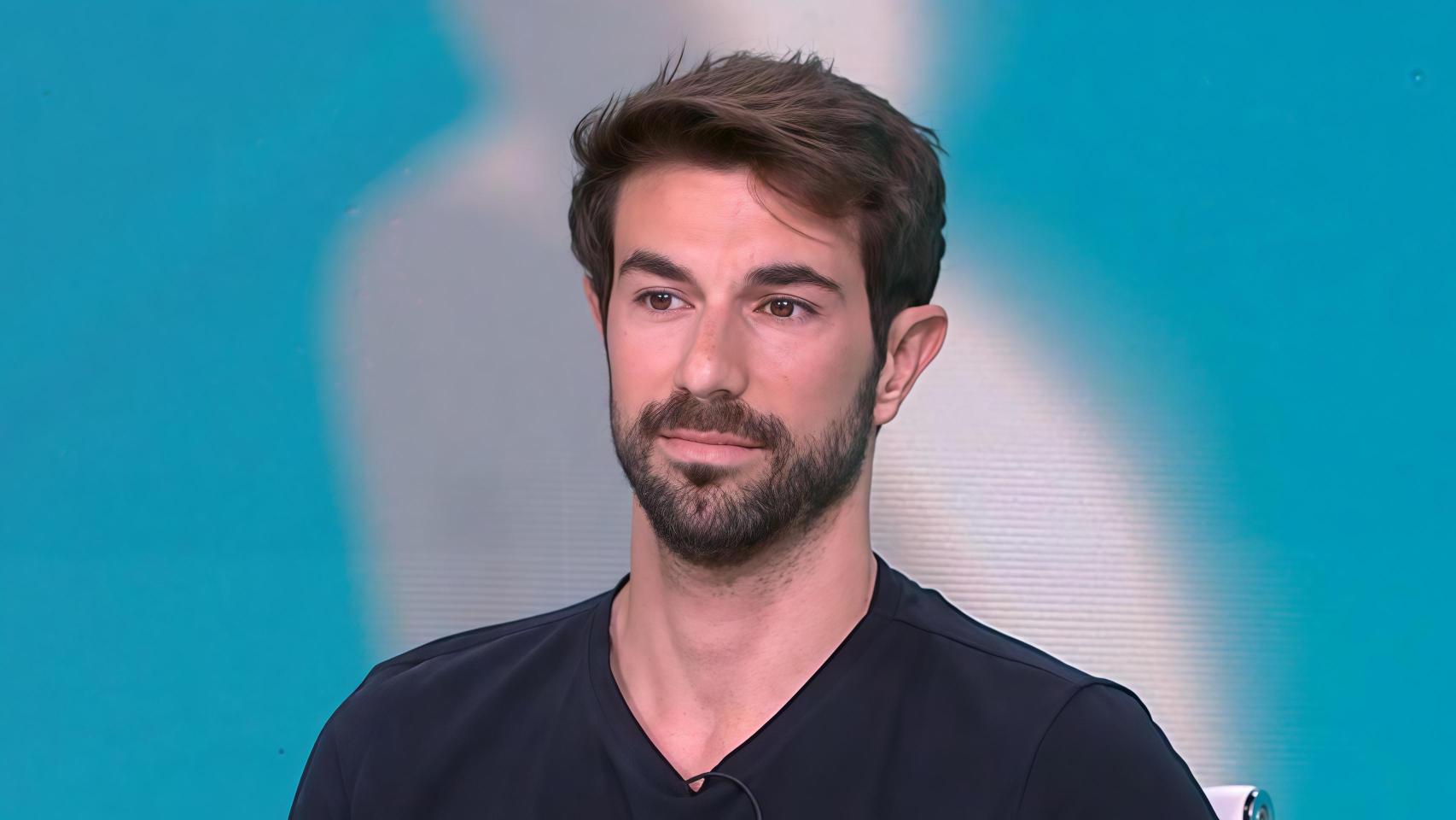 Juan Carlos, empresario autónomo, durante su intervención en televisión.