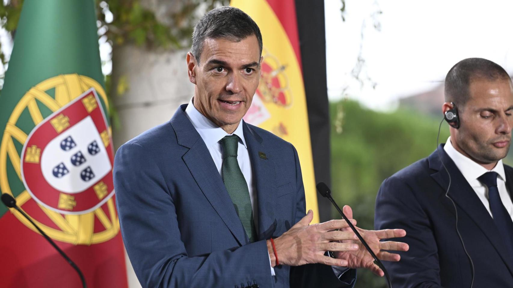 El presidente del Gobierno de España, Pedro Sánchez, este lunes en Eslovenia.
