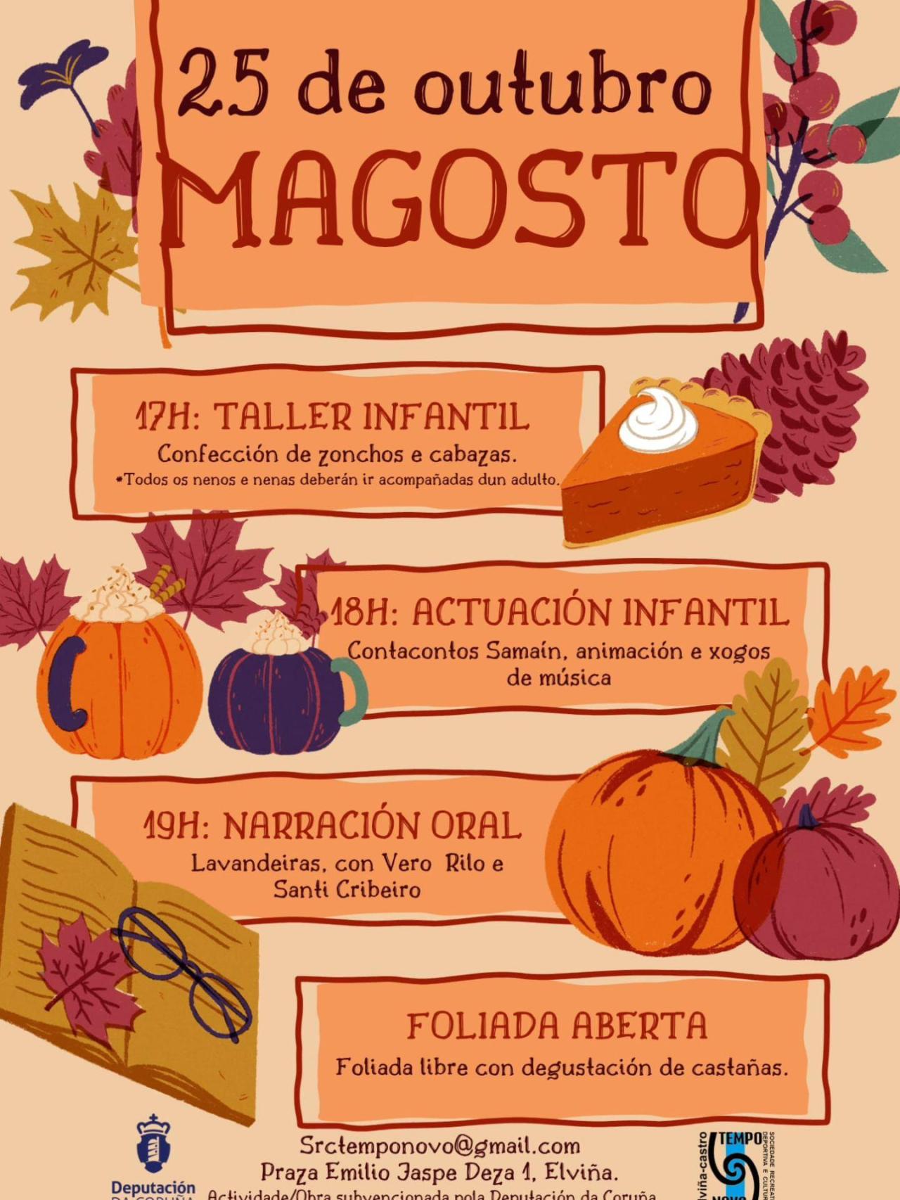 Cartel del Magosto en Elviña