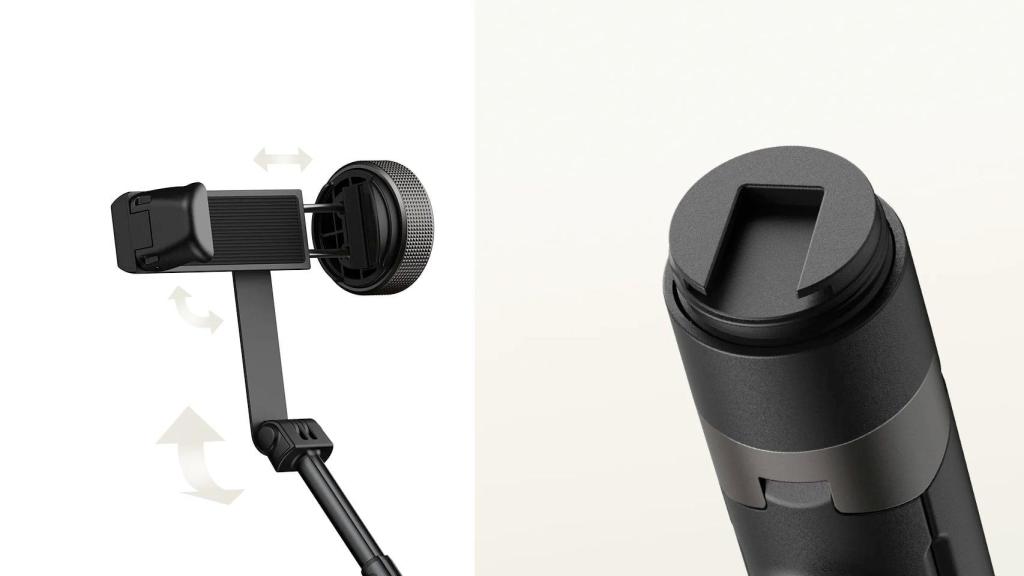 Detalles del trípode