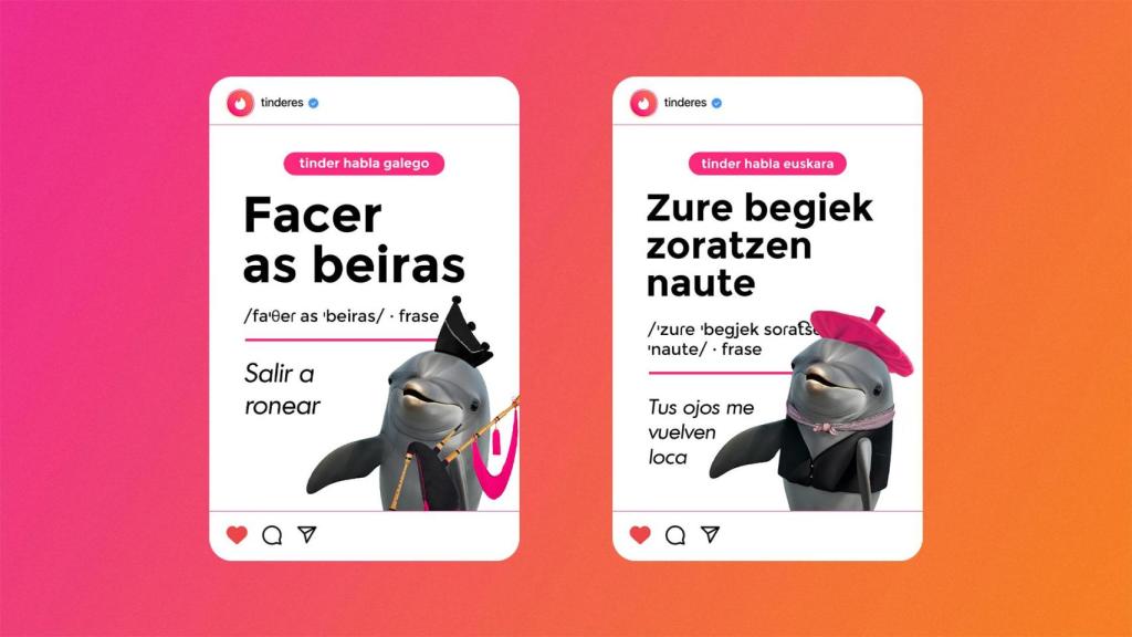 Tinder introduce el gallego entre sus idiomas