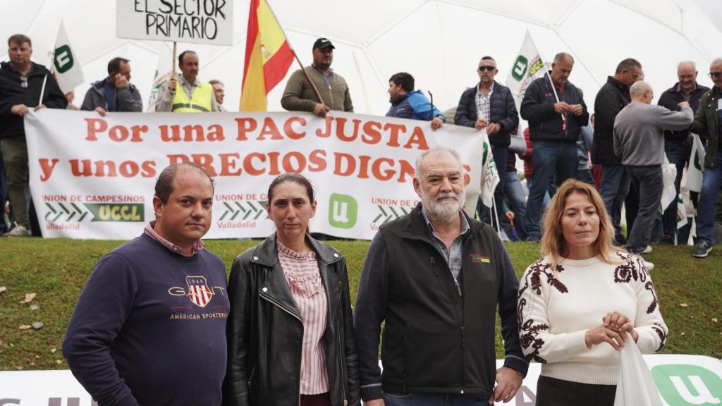 Protesta de UCCL en Valladolid.