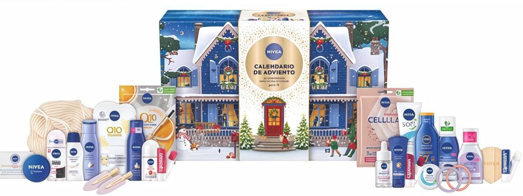 Calendario de adviento de Nivea.