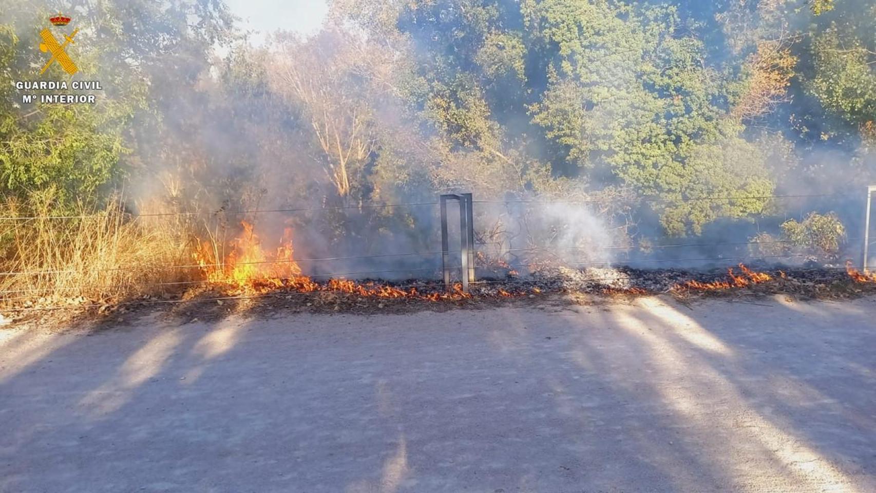 Conato de incendio en Zuera