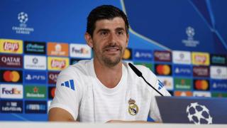 Courtois, en rueda de prensa