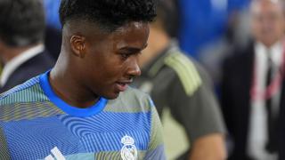 Endrick, en un partido del Real Madrid