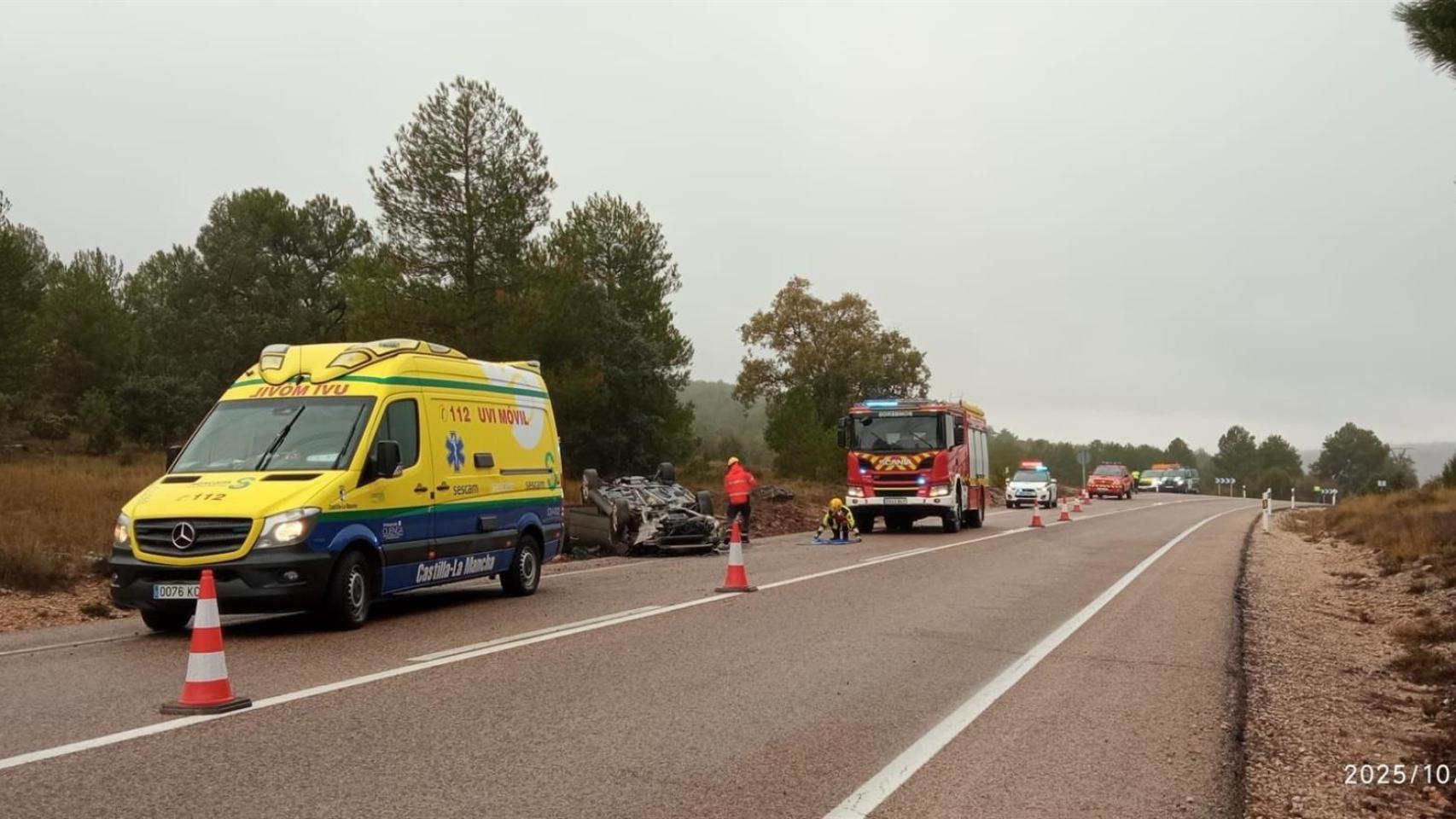 Accidente. Foto: Ayuntamiento de Cuenca.