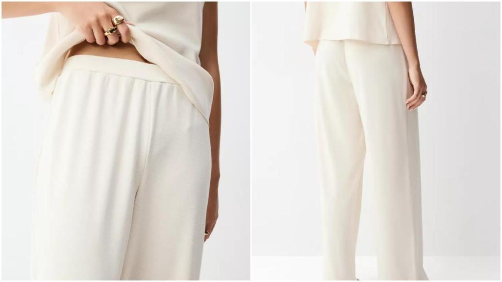 Pantalón blanco crudo. Ref: 5114/301/959