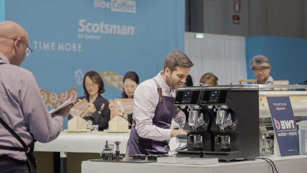 Marcos González, barista gallego
