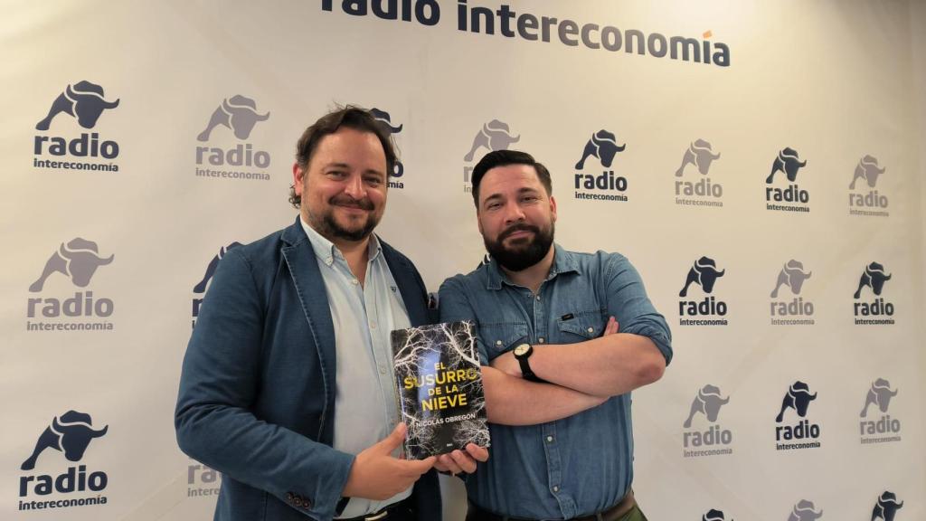 David Felipe Arranz con Nicolás Obregón, invitado en su programa.