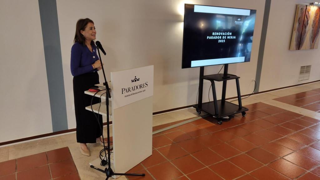Raquel Sánchez en la presentación del proyecto.