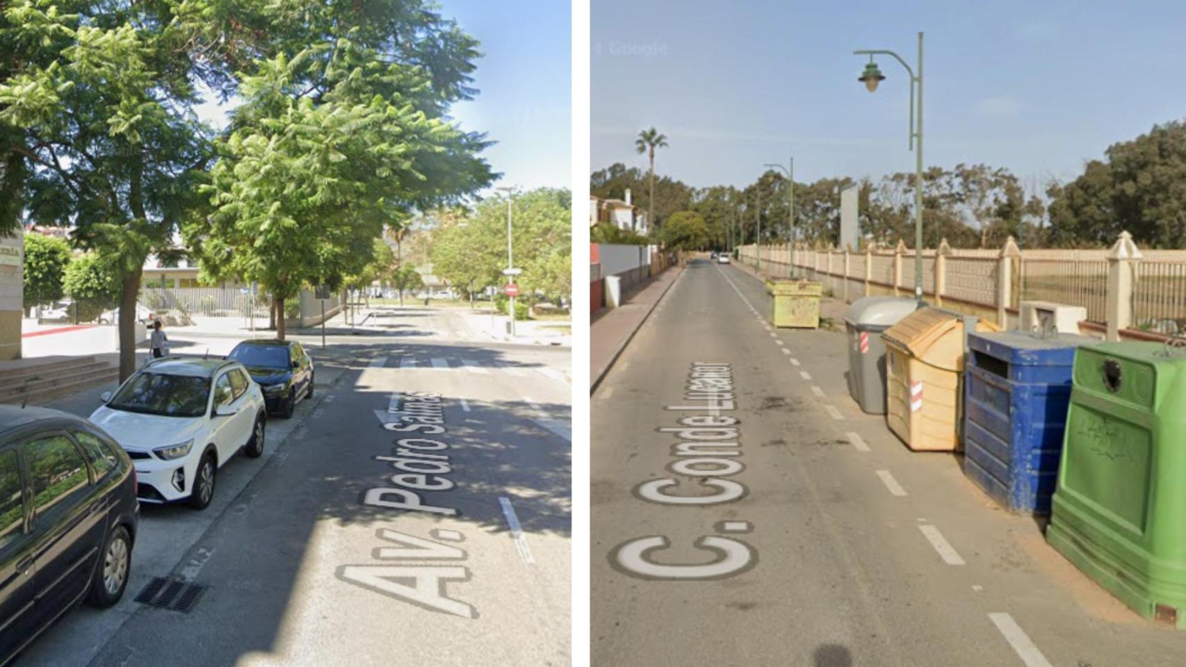 Las dos localizaciones.