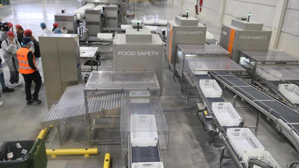 Lavadero de cajas de BonÀrea en Épila