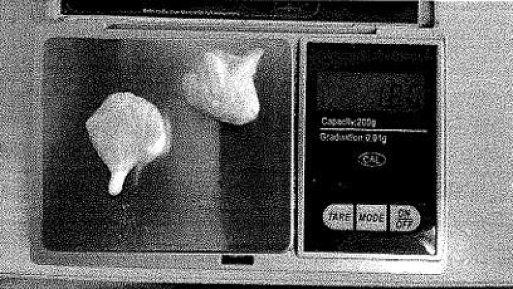 Droga intervenida por la Policía Nacional a clientes de 'Los Popeyes'.