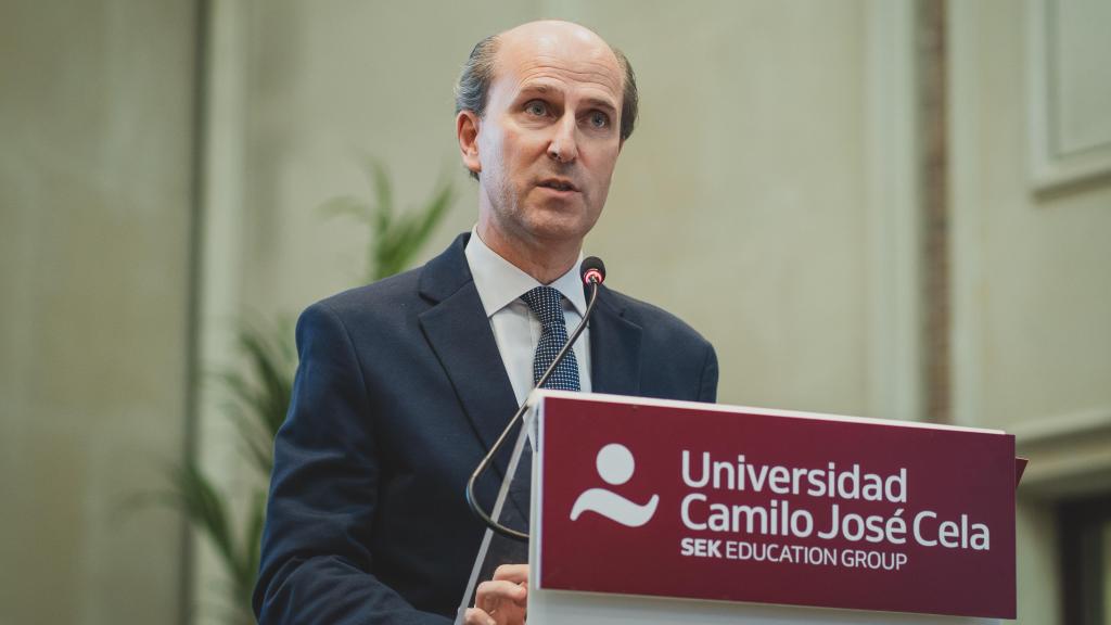 Jaime Olmedo durante su intervención en el foro 'La libertad en el siglo XXI'.