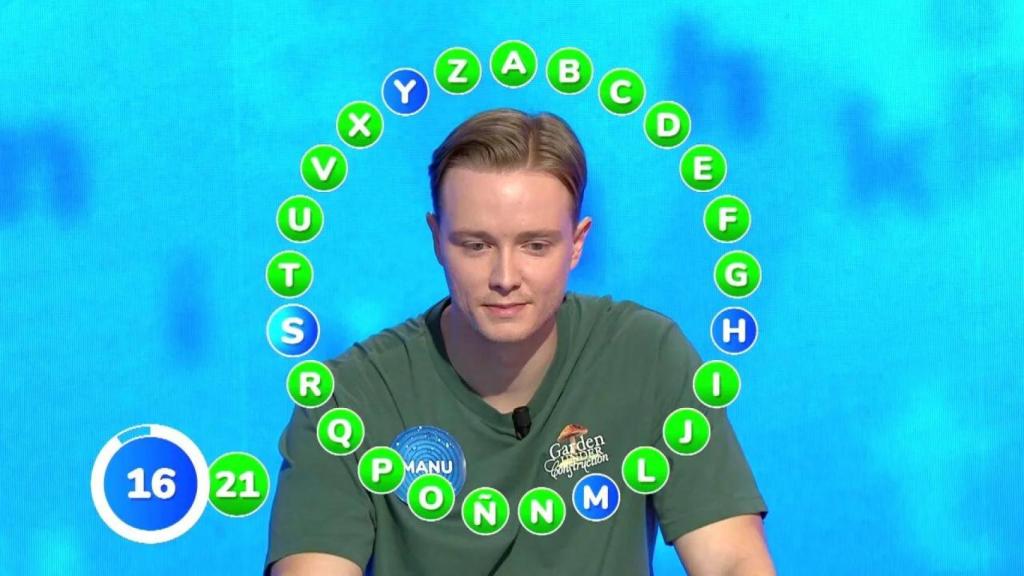 Manu Pascual ha pasado a ser el concursante más longevo de 'Pasapalabra'.