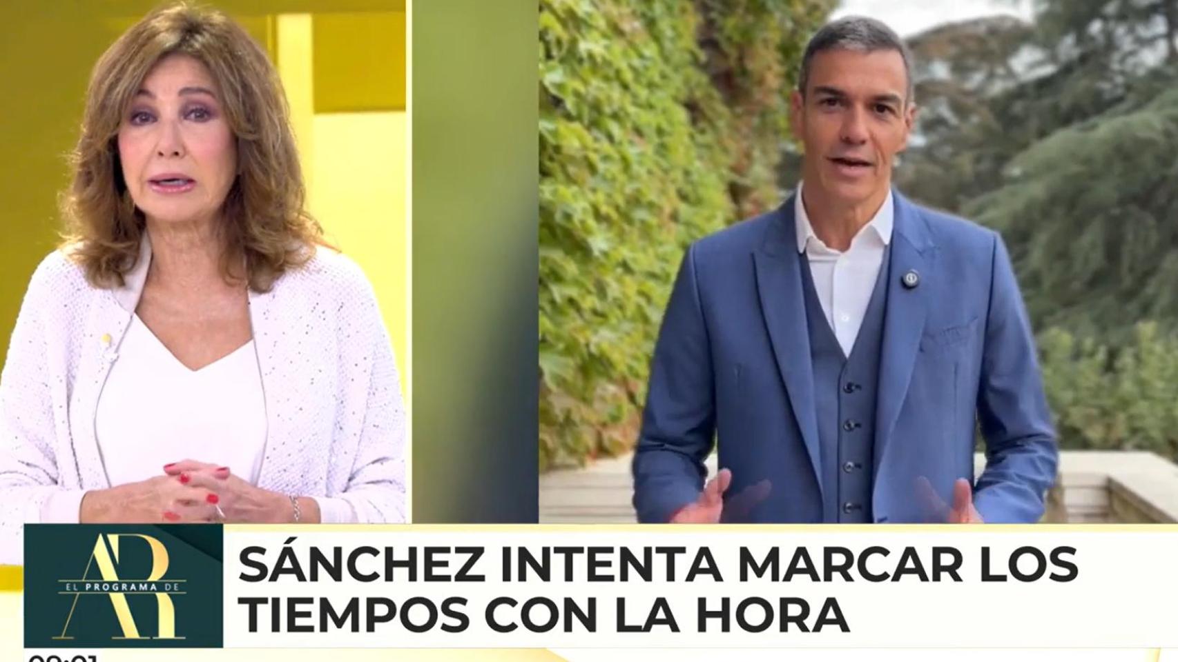 Ana Rosa Quintana ha dedicado su editorial de este martes a la propuesta de Sánchez de acabar con el cambio de hora.