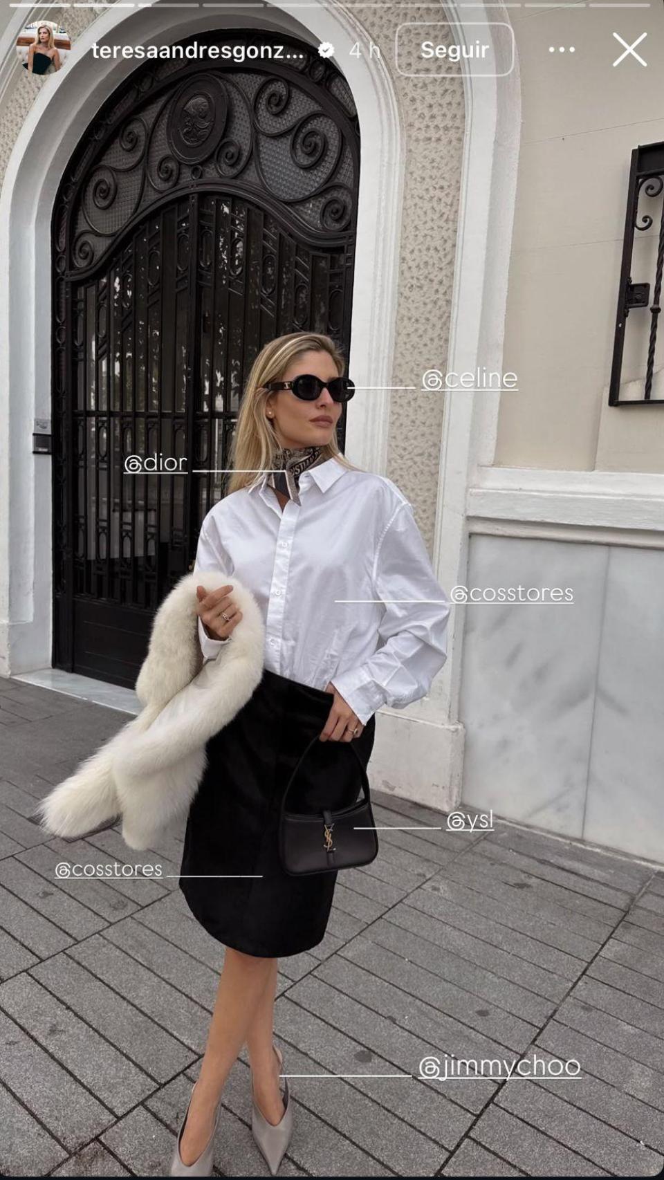 Teresa Andrés, en una imagen de redes sociales.