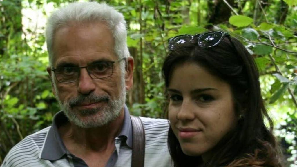 Juan Manuel junto a su hija Sara.