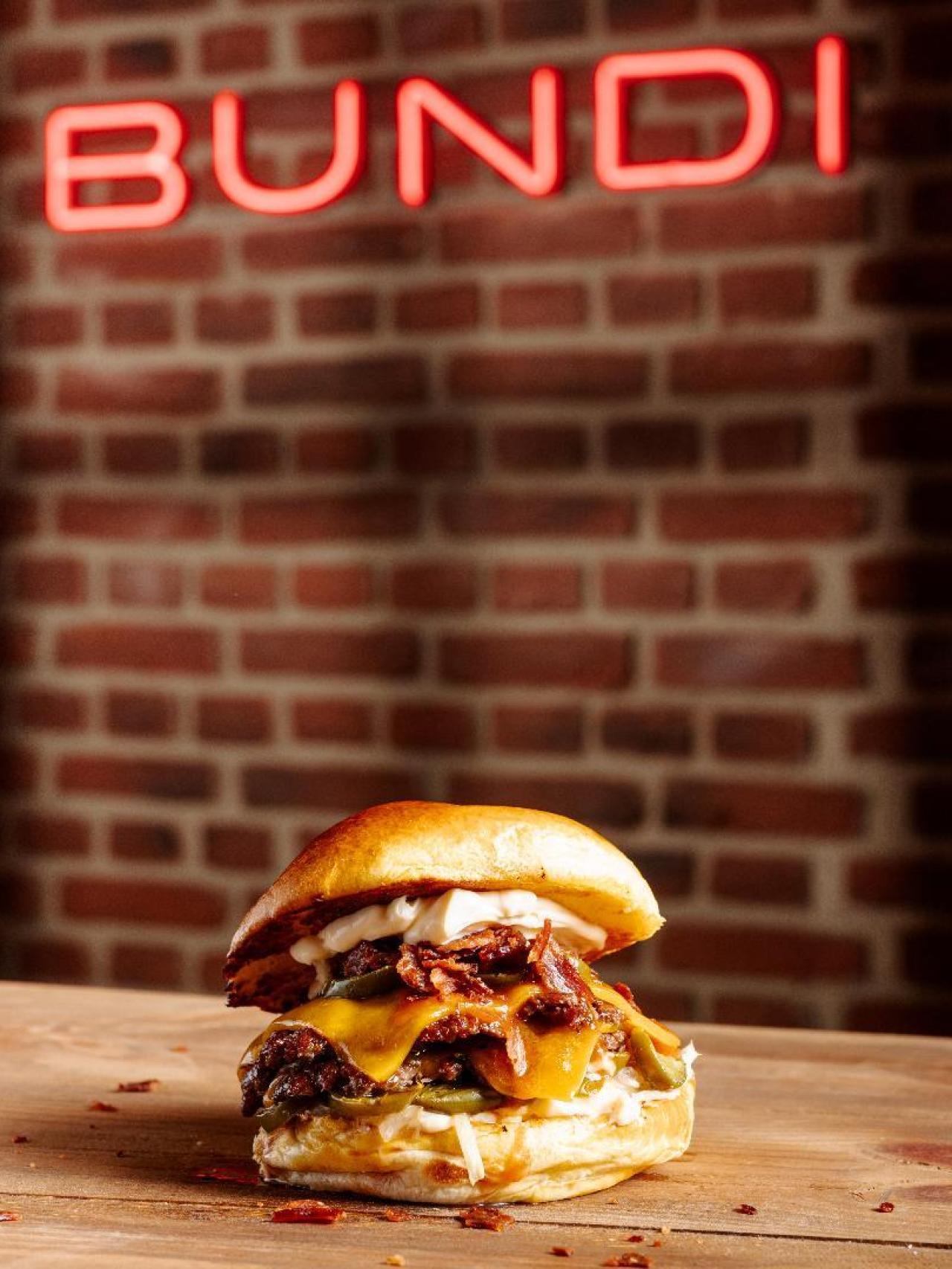 Una imagen de las hamburguesas de Bundi