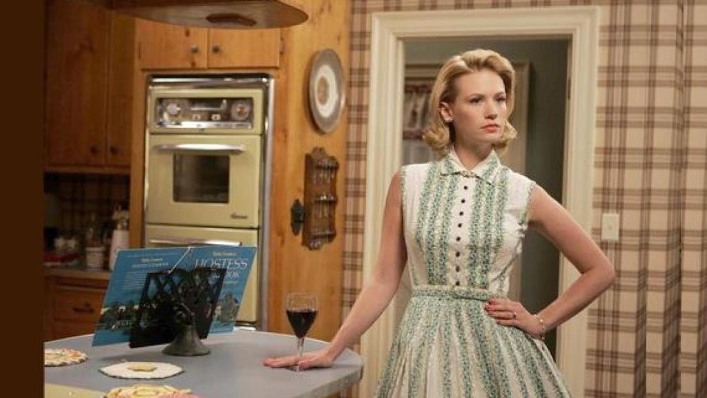 El personaje de Betty Draper en 'Mad Men'.