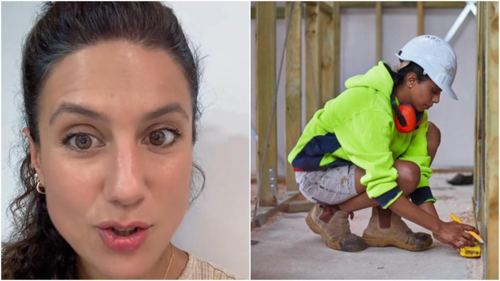 Imagen de la joven española y una imagen de iStock.