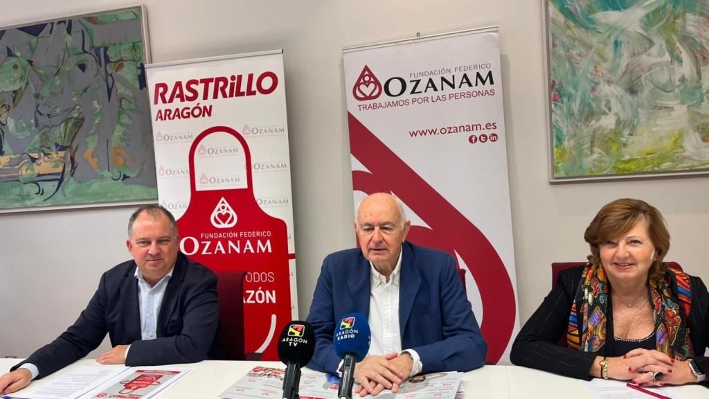 Presentación del Rastrillo 2025 de Aragón en las oficinas de Ozanam.