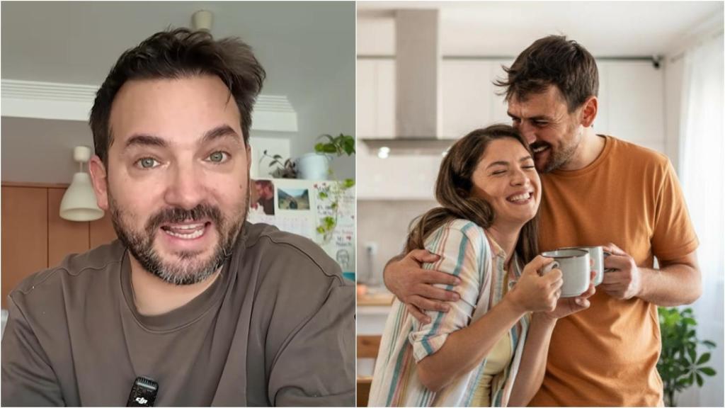 El creador de contenido argentino y una pareja.